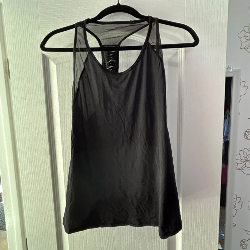 lululemon athletica Sleek Black Muscle Tee